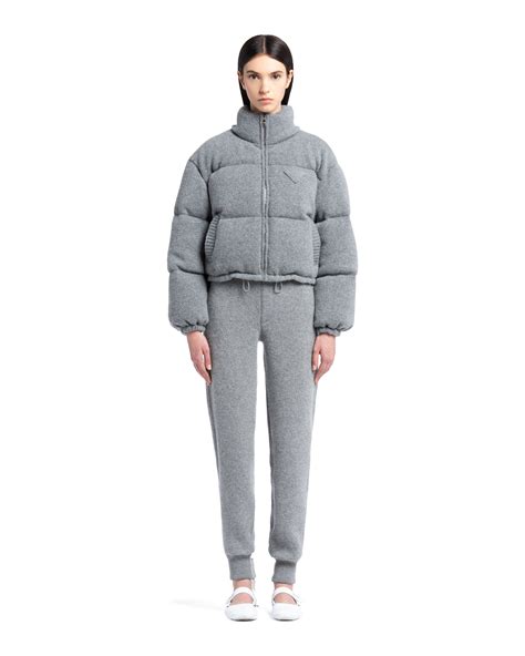 prada puffy coat|prada cashmere puffer jacket.